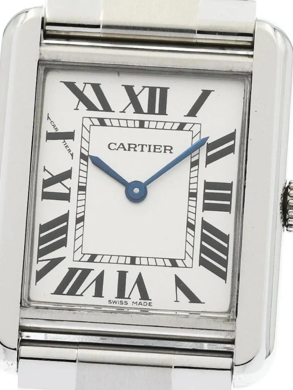 CARTIER Tank solo SM Silver Dial Quartz Ladies Watch_960426